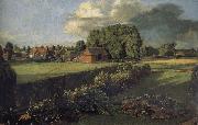 John Constable, The Flower Garden at East Bergholt House,Essex